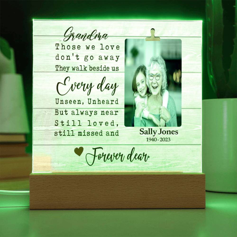 Personalized Grandma In Remembrance Plaque