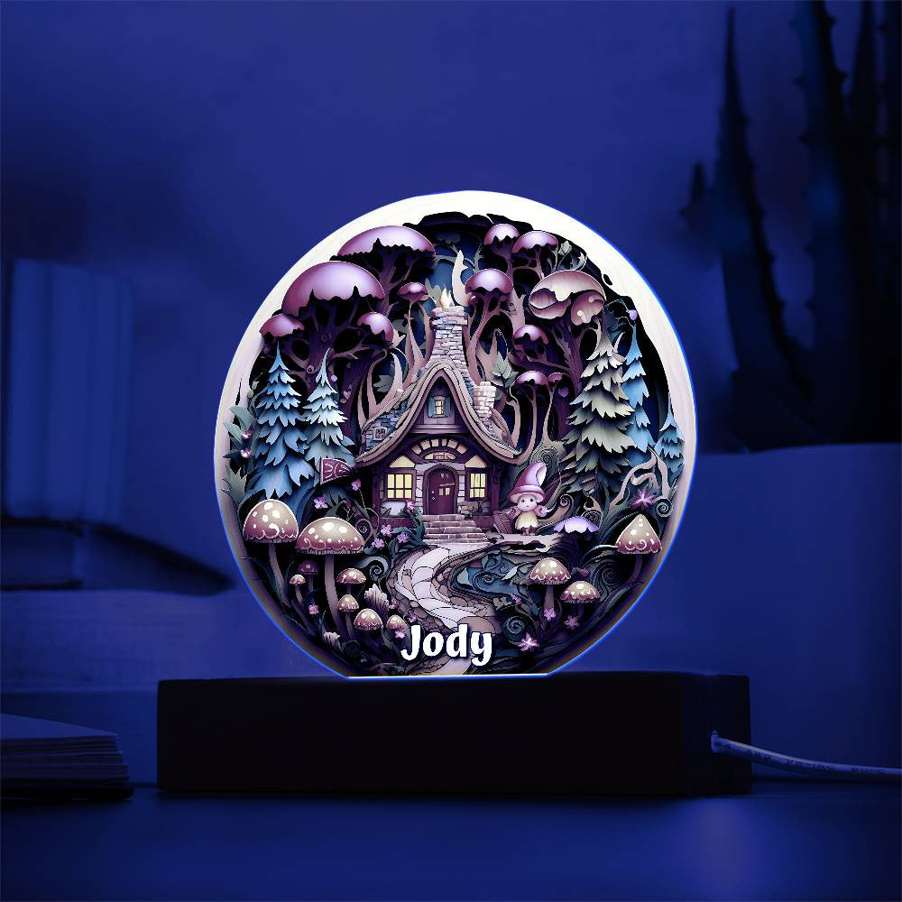 3D Girl Gnome Plaque and Ornament
