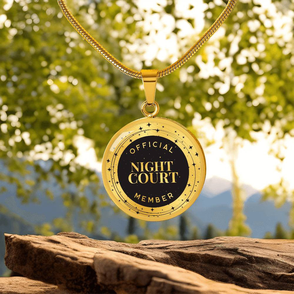 Personalized Acotar Official Night Court Member Necklace