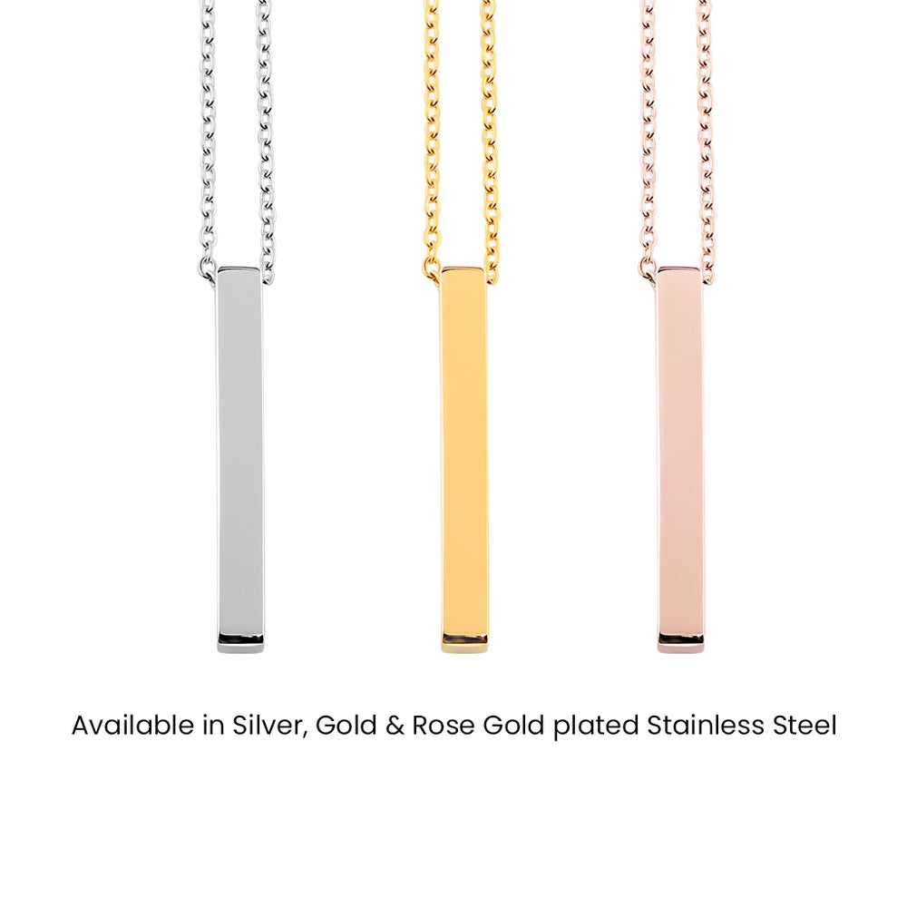 Pet Name Horizontal Necklace
