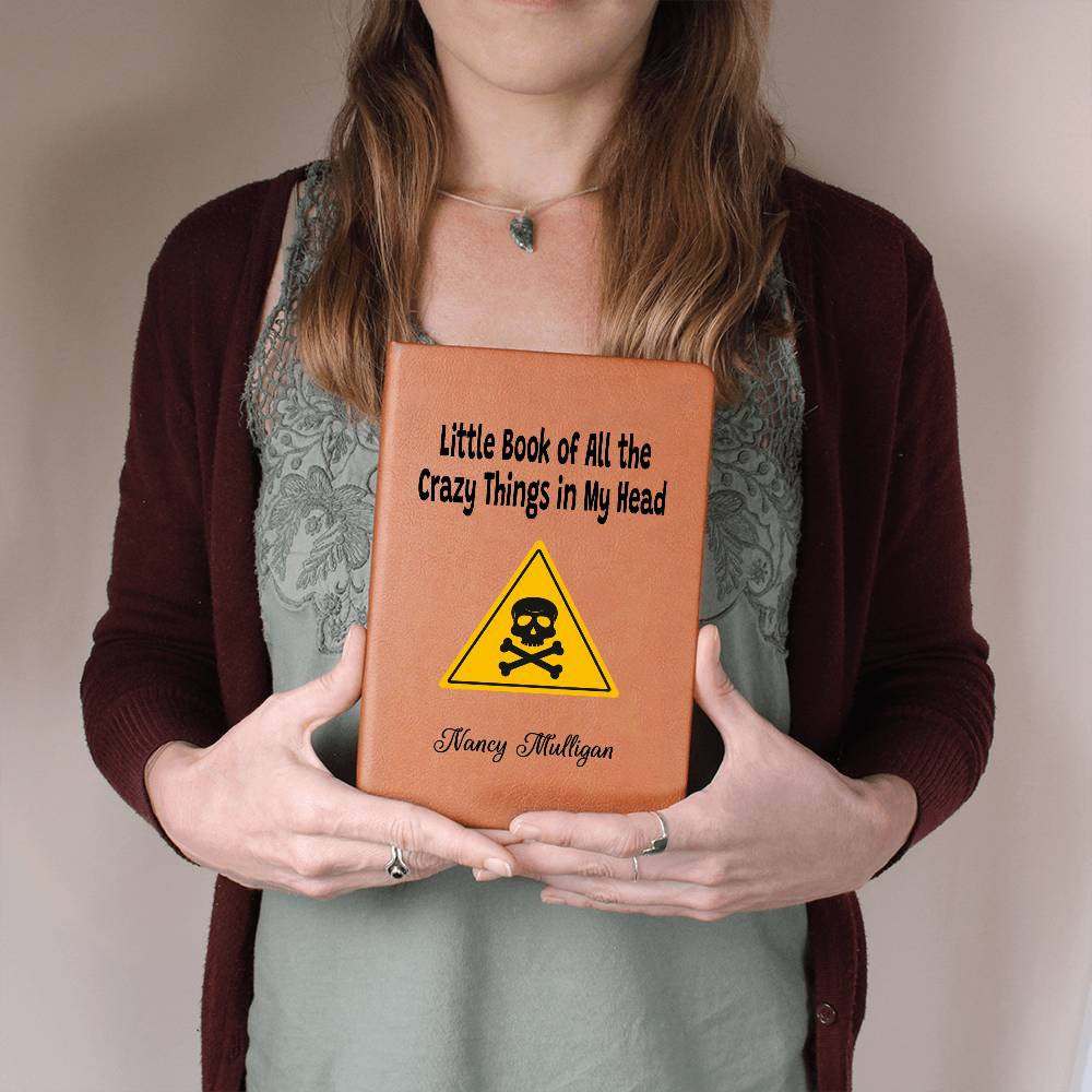 Caution Skull Mood Tracker Journal