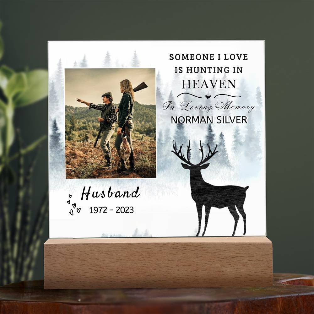 Hunting In Heaven LED Plaque