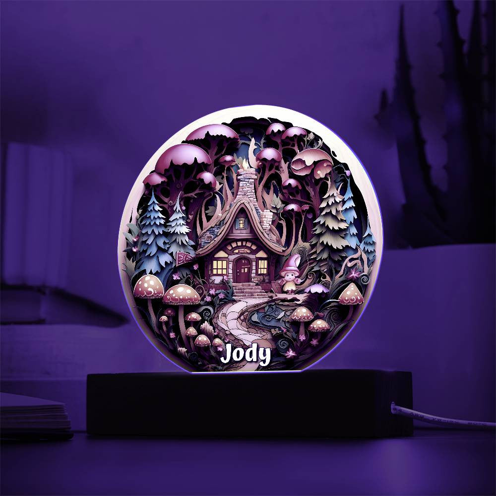 3D Girl Gnome Plaque and Ornament