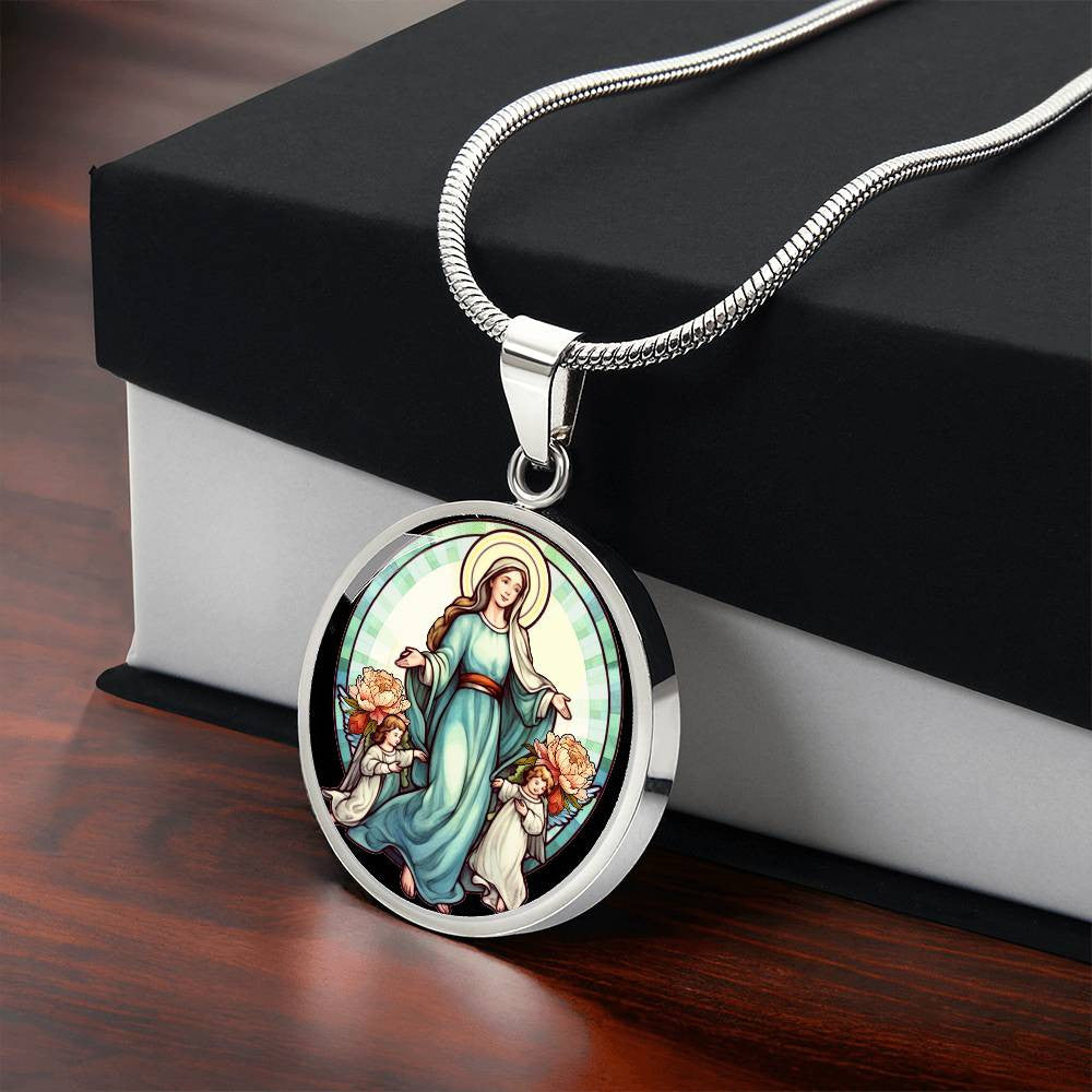 Virgin Mary Necklace