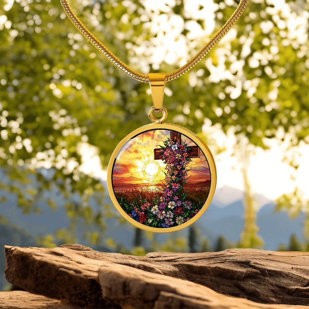 Personalized Traditional Catholic Orthodox Cross Necklace