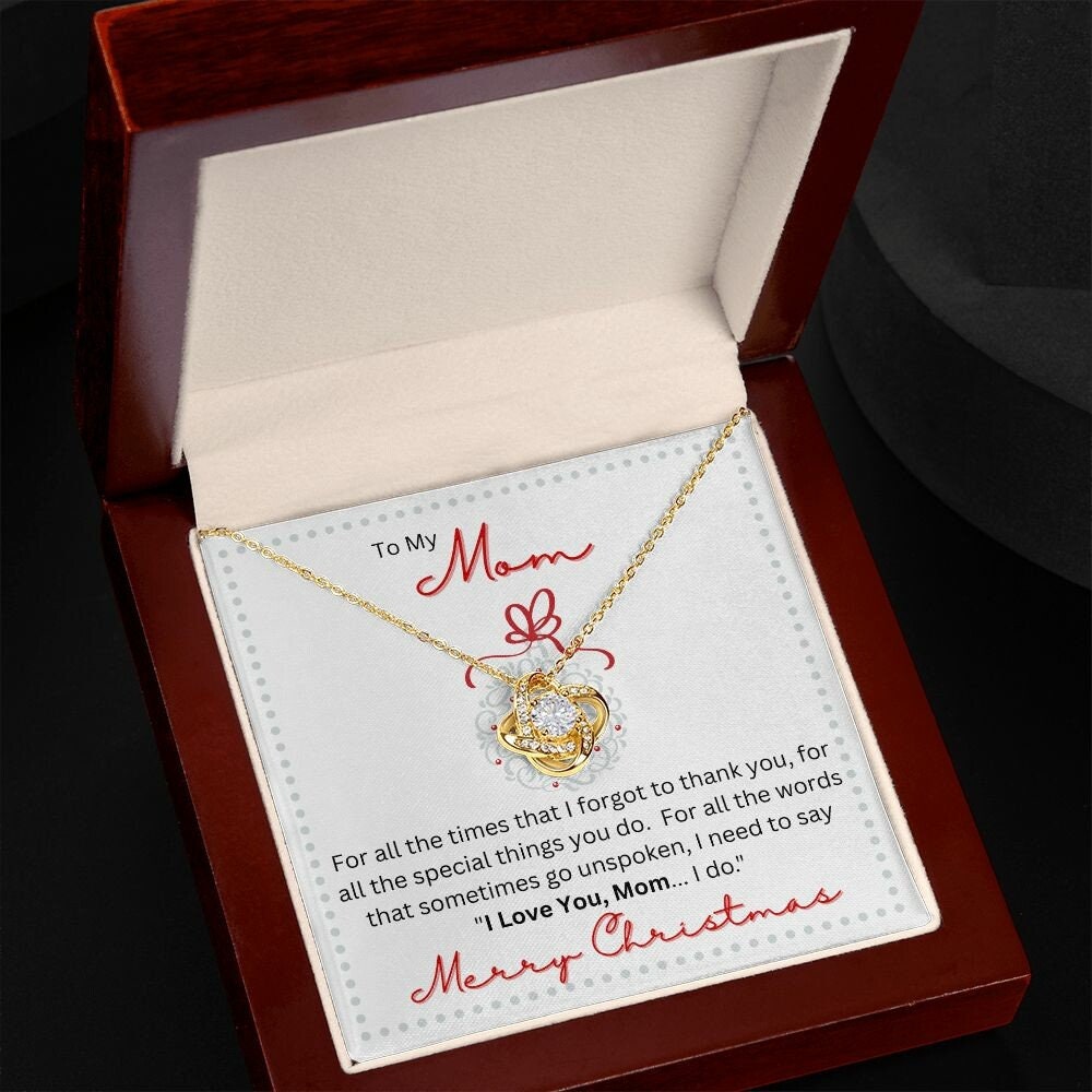 To My Mom | For All the Times | Love Knot Necklace
