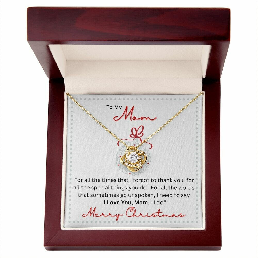 To My Mom | For All the Times | Love Knot Necklace