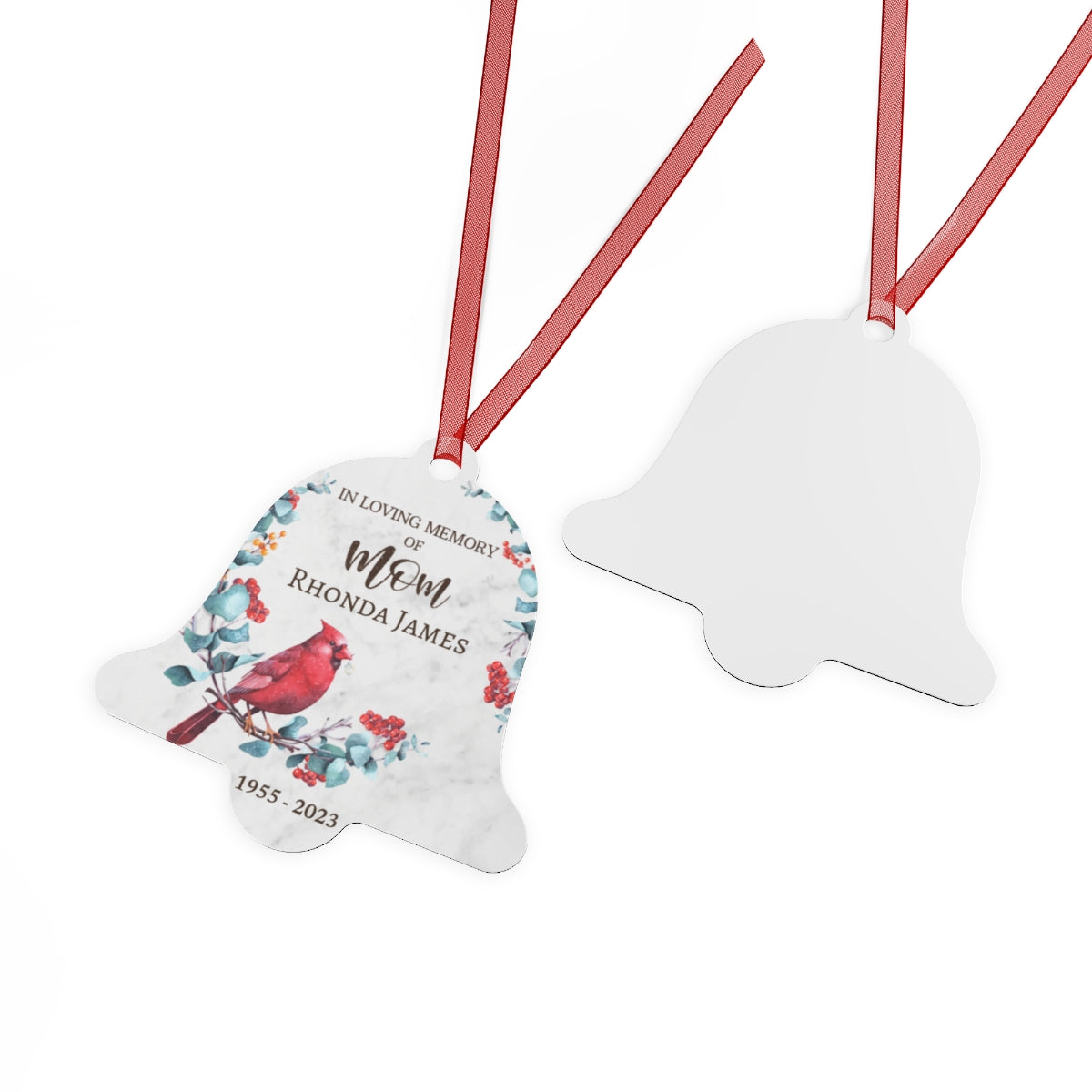 Mom Cardinal In Remembrance Ornament