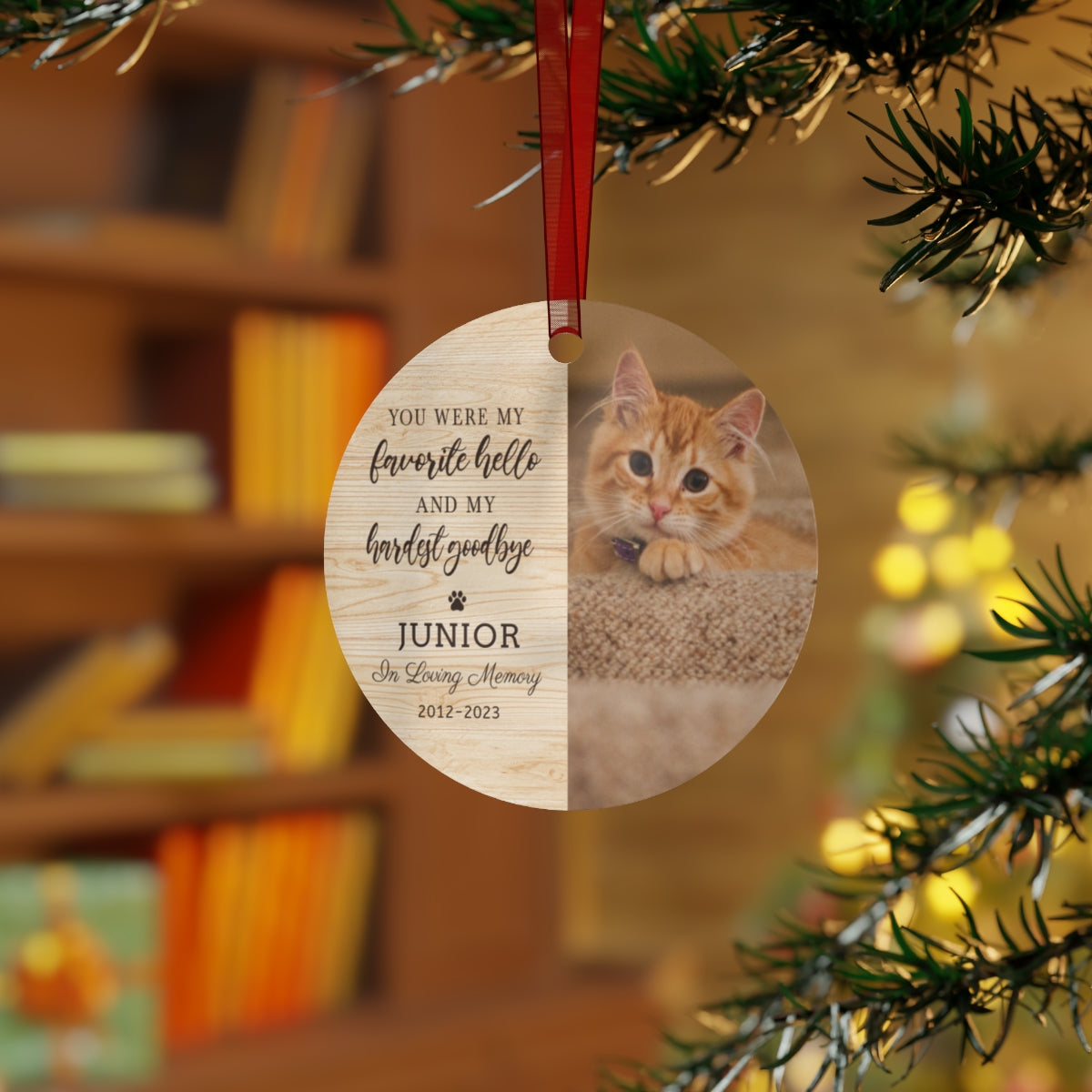 Pet Memorial Christmas Ornament