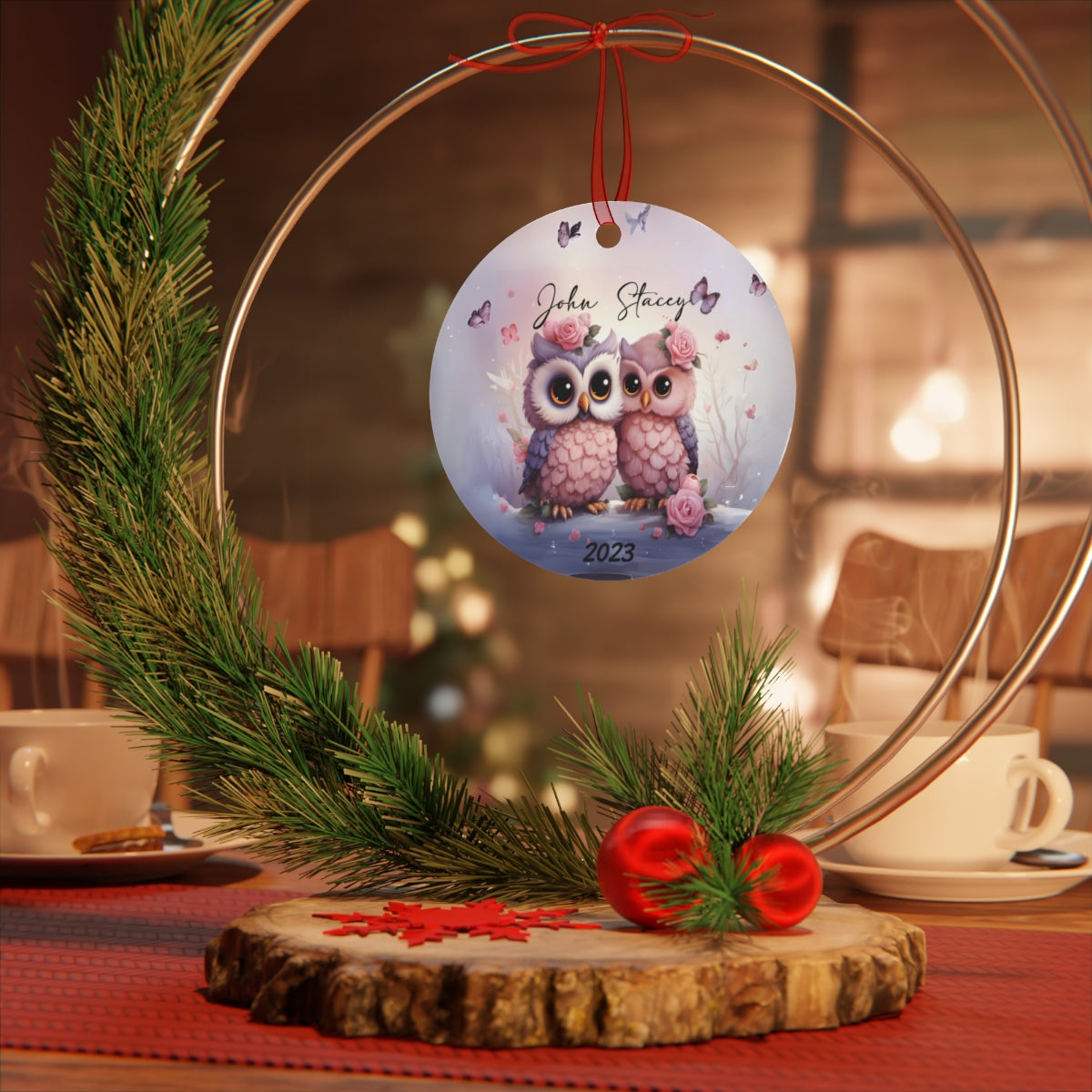Owl Love Ornament