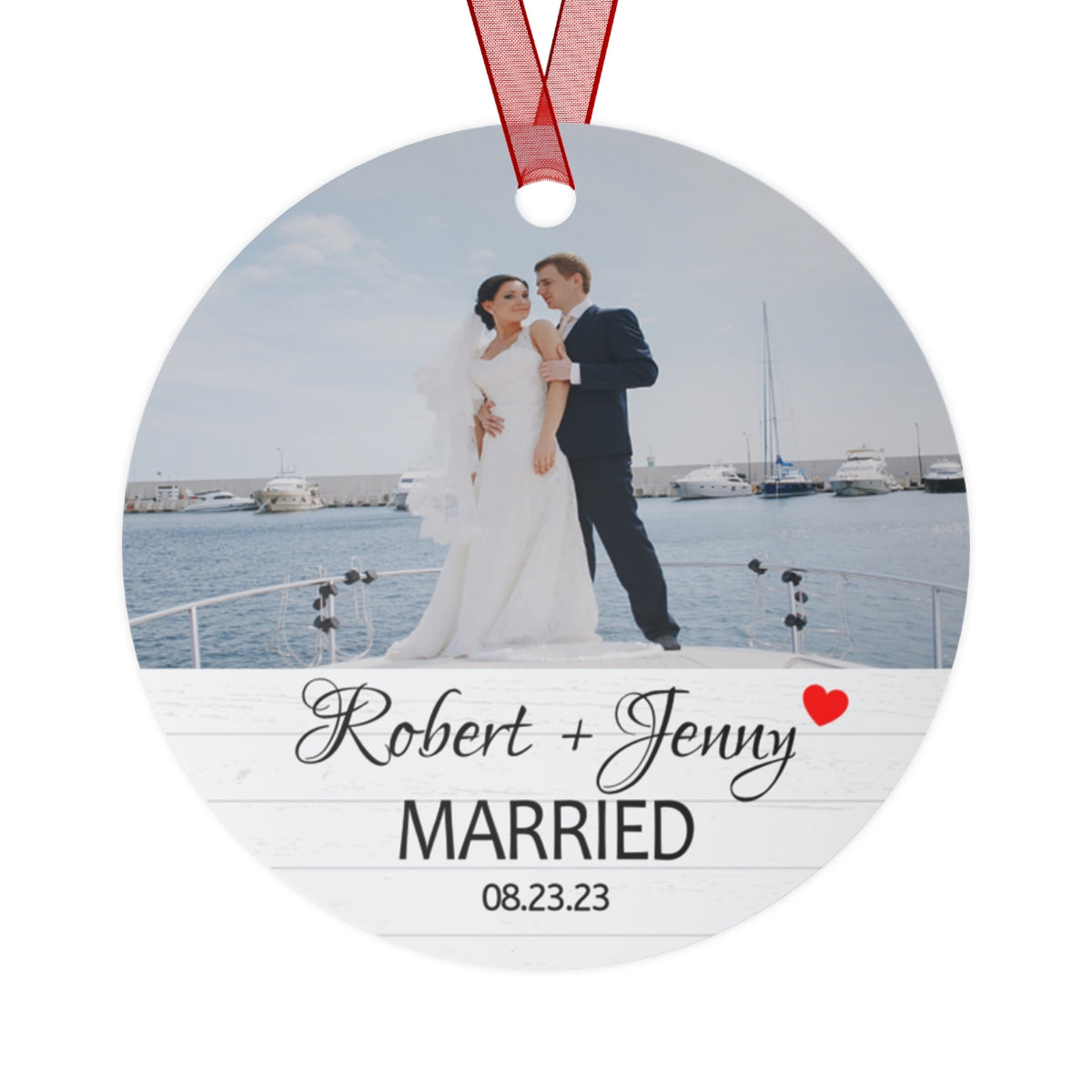 Mr and Mrs Christmas Ornament