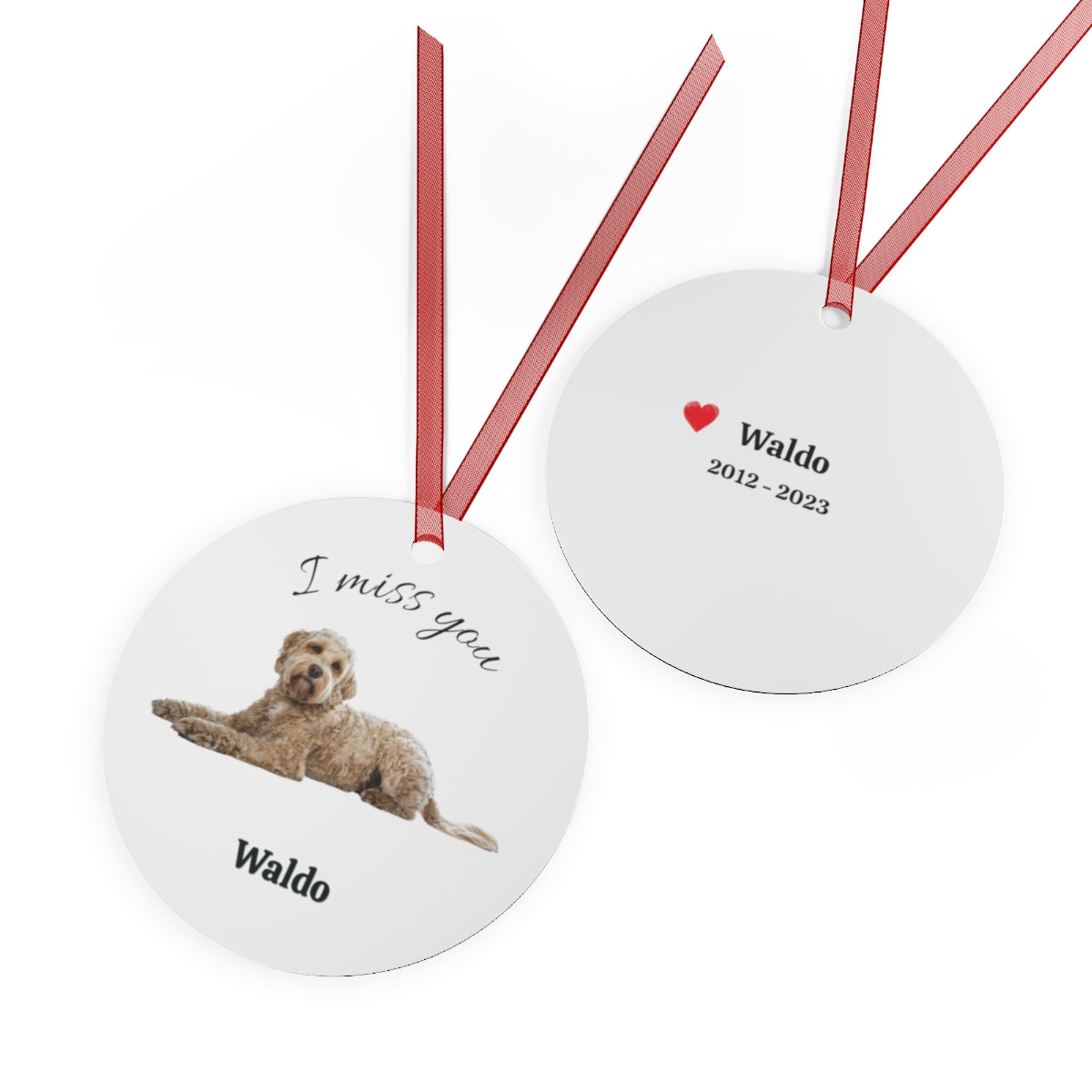 Personalized Pet Ornament with Photo