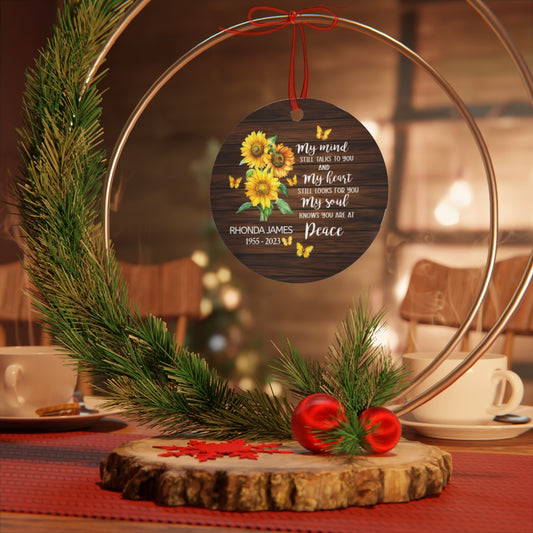 Sunflower In Remembrance Ornament