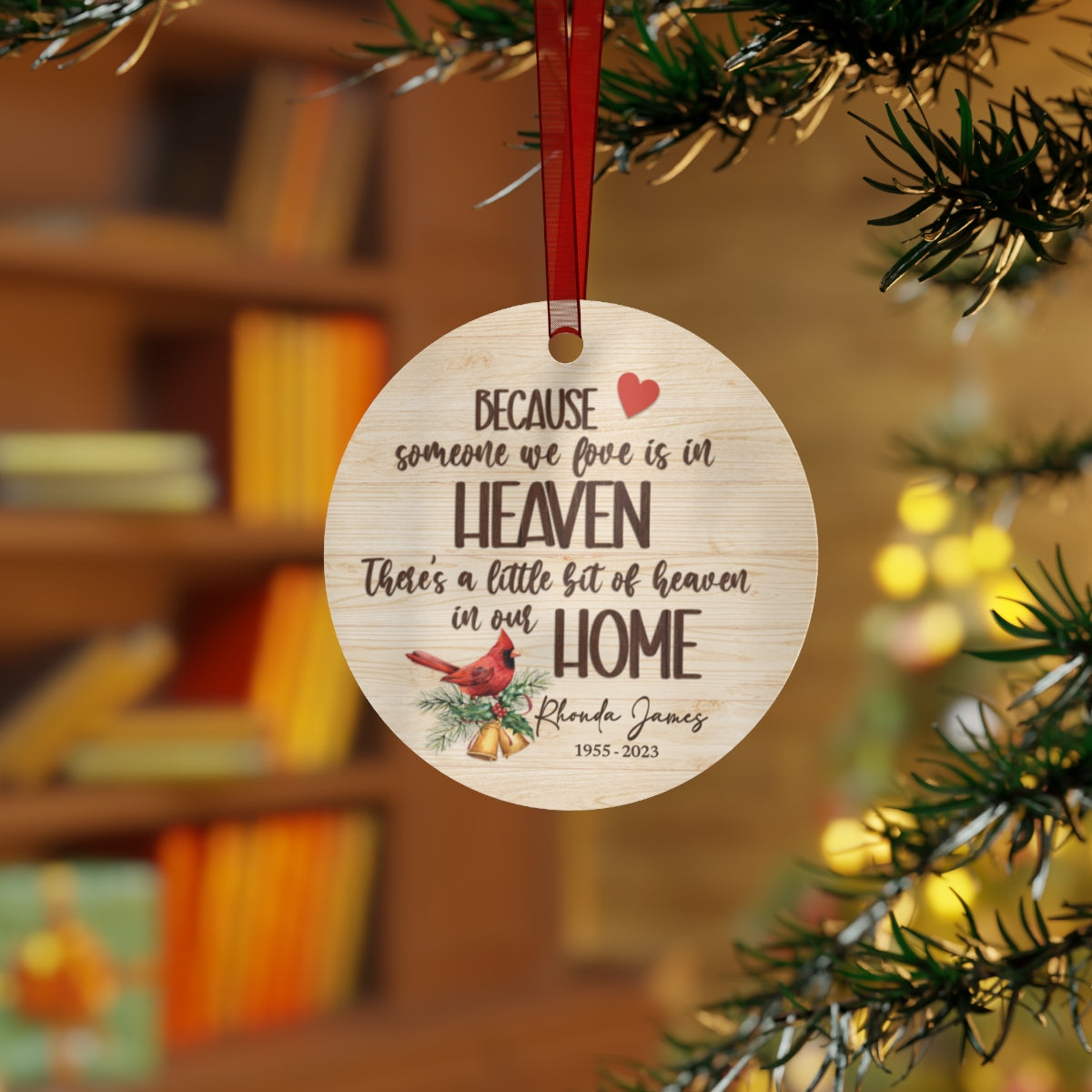 Cardinal In Remembrance Ornament