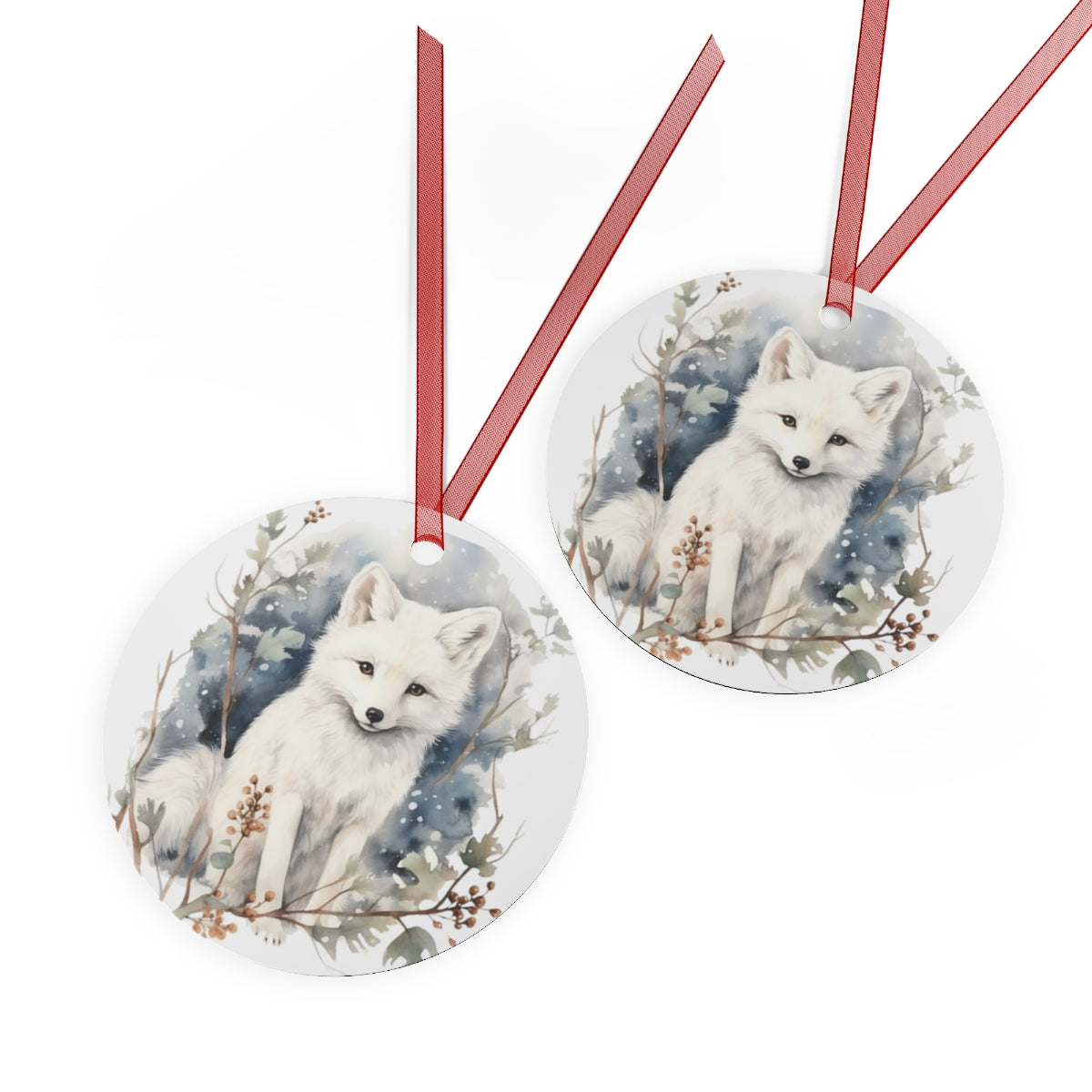White Wolf Ornament