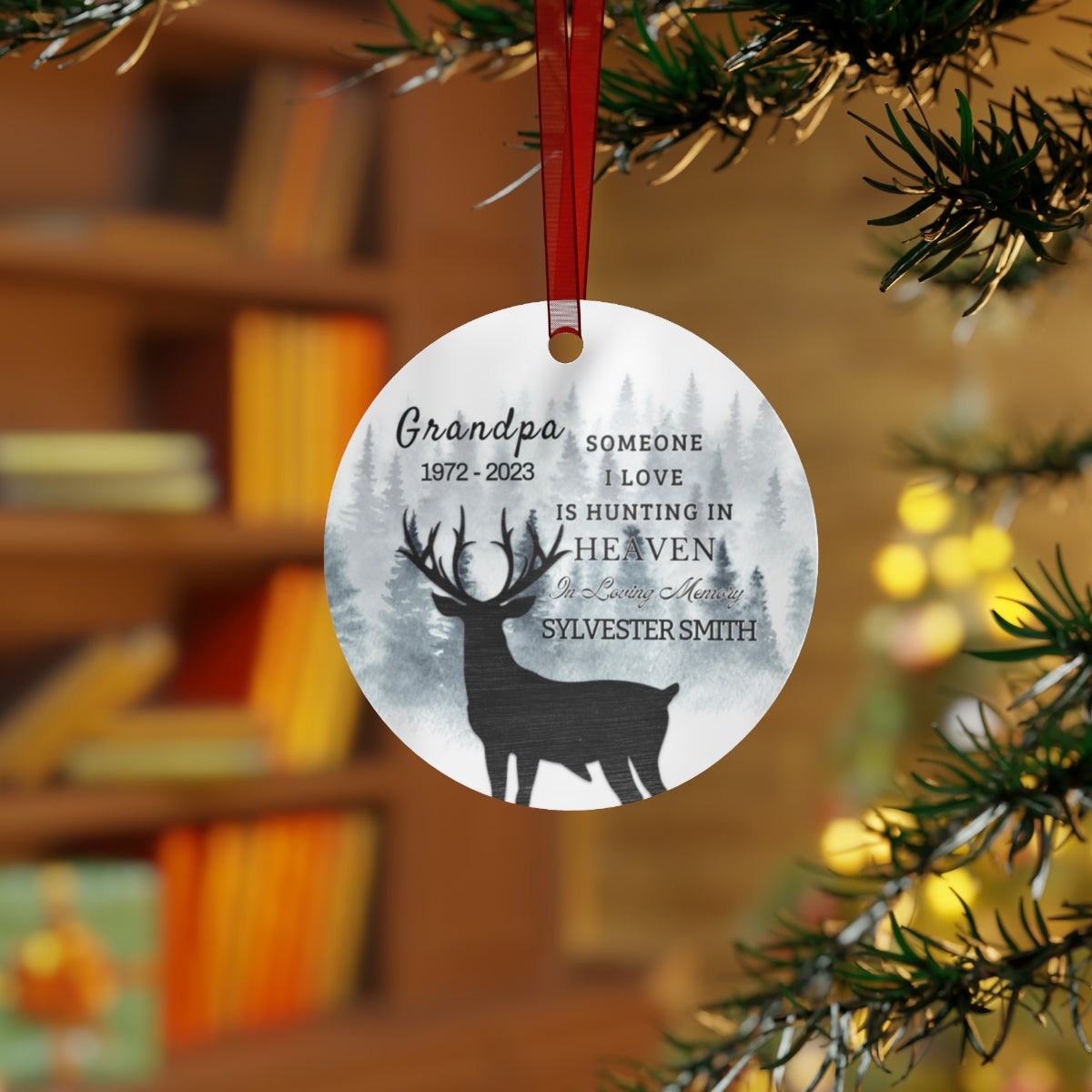 Grandpa Remembrance Ornament Gift