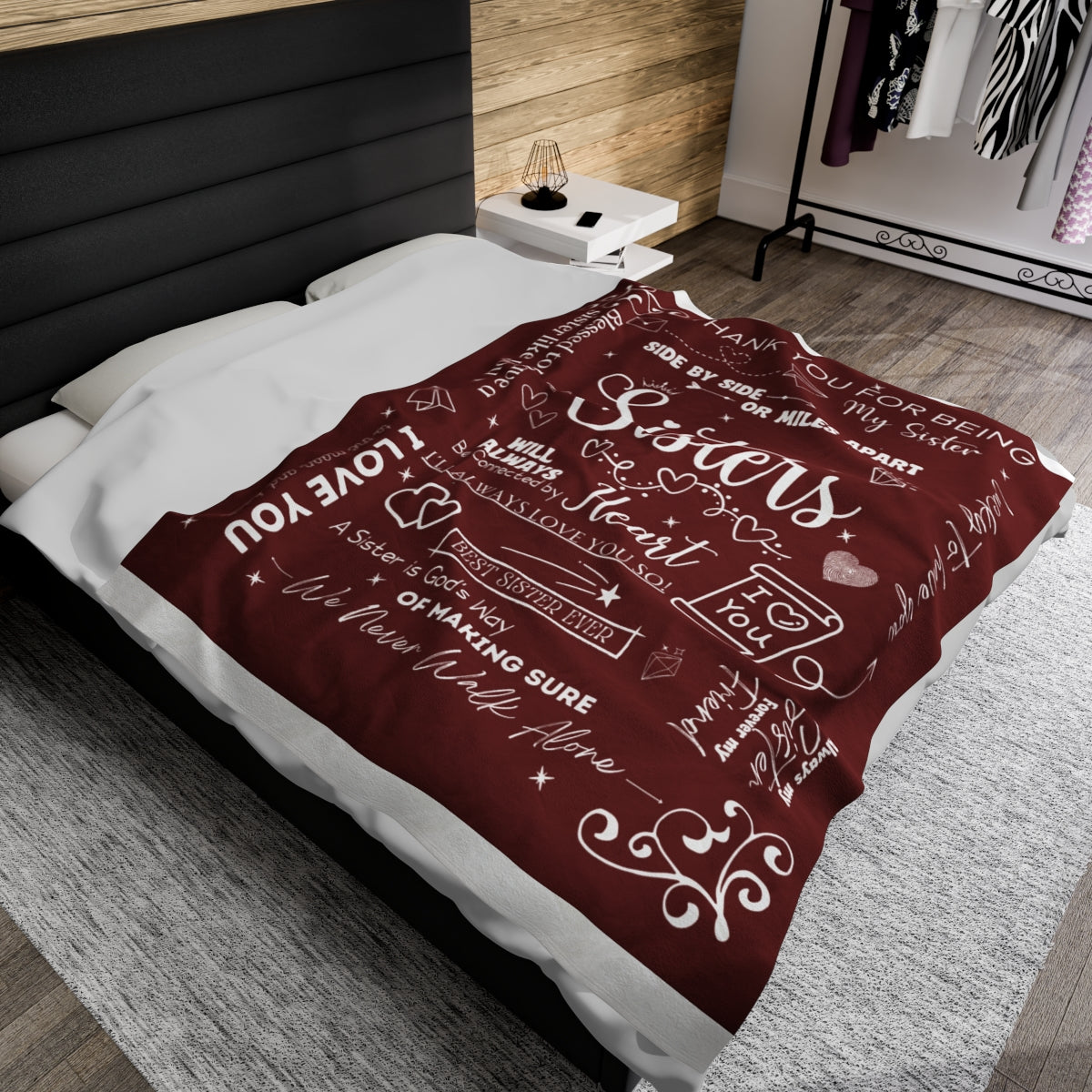 Thank You Sister Velvet Soft Blanket