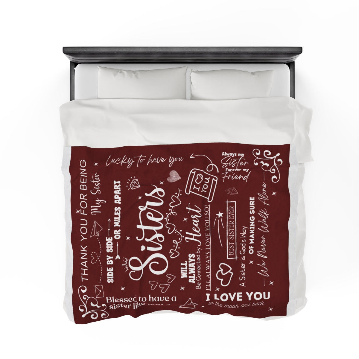 Thank You Sister Velvet Soft Blanket