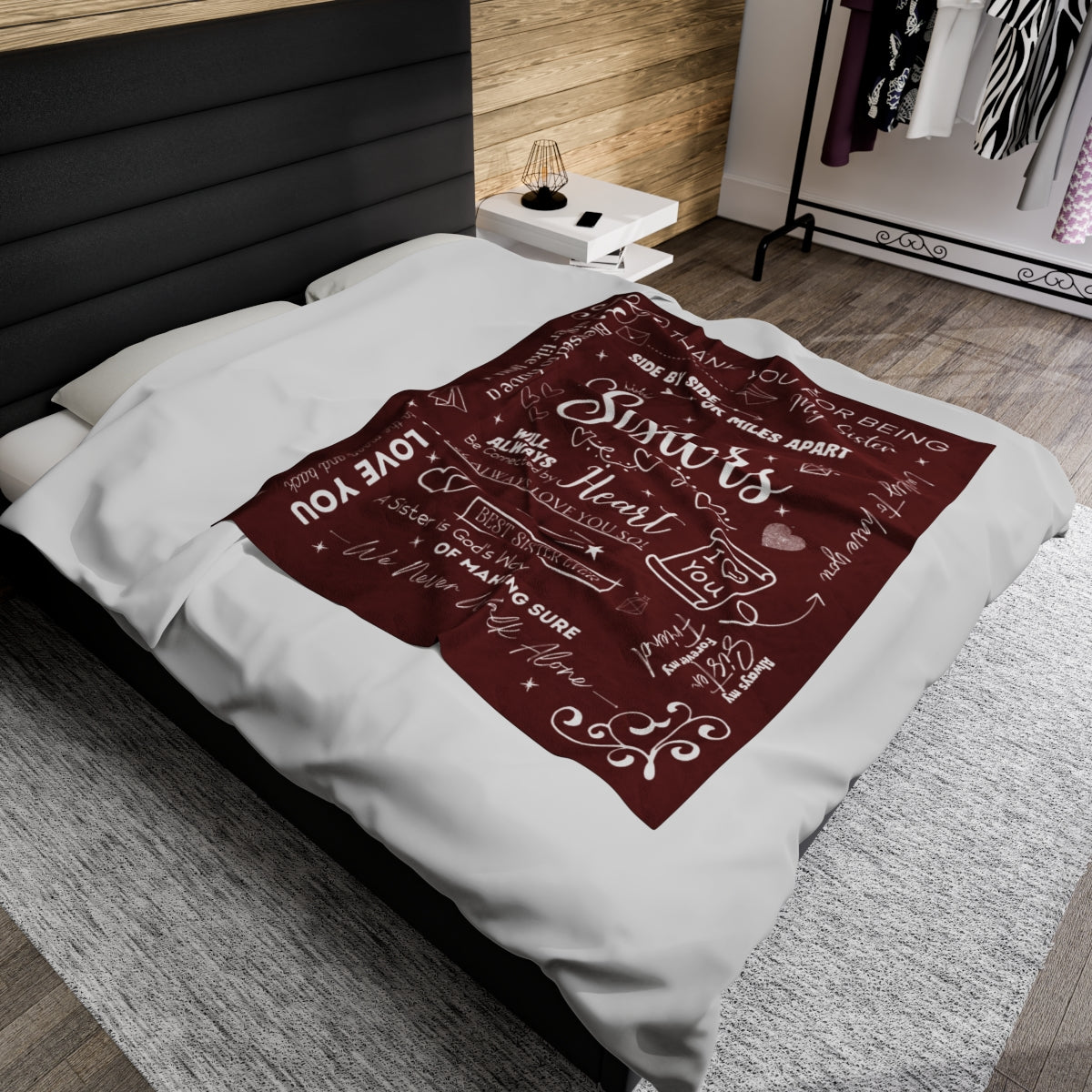 Thank You Sister Velvet Soft Blanket