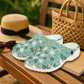 Retro Teal Daisy Garden Shoes for Adults & Kids – Lightweight EVA Slip-On Floral Summer Nurse Sandals Water-Resistant Comfort Footwear, Mom