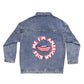 Custom Kiss Me I'm American Denim Jacket]