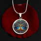 Stained Glass Tree of Life Necklace