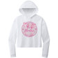 Pink Very Cutesy Very Mindful Very Demure Lightweight Crop Top Hoodie