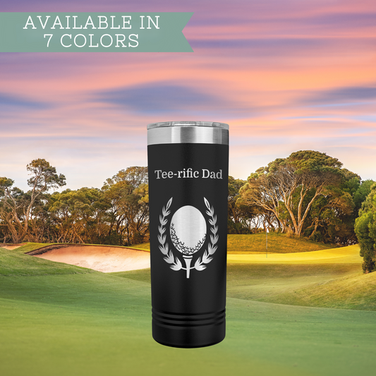 Tee-rific Dad Golf Tumbler