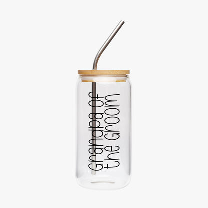 Grandpa Of The Groom Tumbler with Bamboo Lid