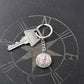 Cute Bunny Necklace or Keychain, Easter Bunny Jewelry, Pastel Rabbit Pendant for Teen Girl, Easter Basket Stuffer Gift