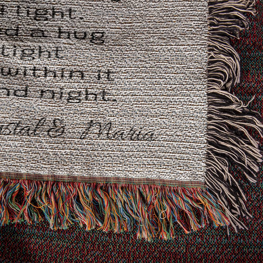 Personalized Grandpas Dad Blanket, Custom Grandpa Gift with Kids Name, Father’s Day Gift from Kids, Sentimental Gift for Dad, Custom Family