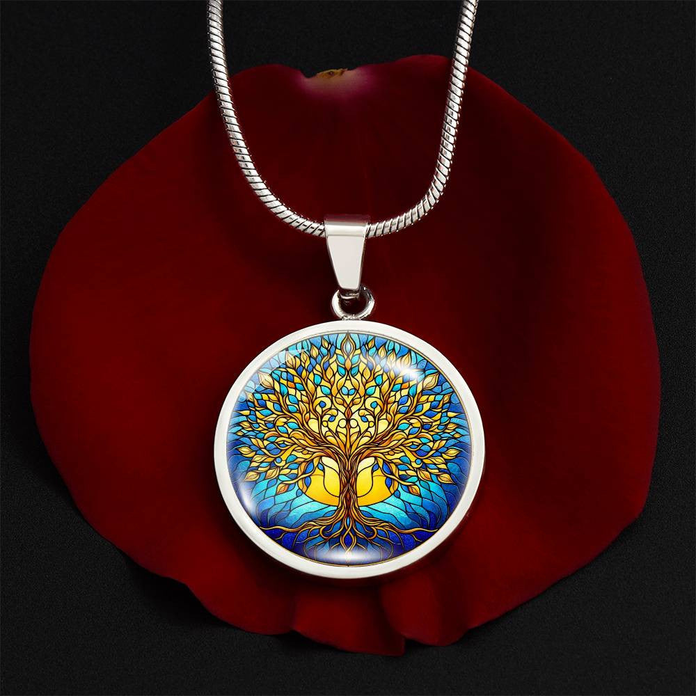 Stained Glass Jewelry - Necklace and Bangle