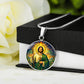 Saint Jude Necklace or Keychain, Patron Saint of Hopeless Causes Jewelry, Catholic Faith Pendant Gift