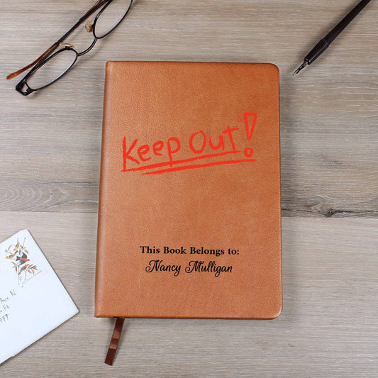 Personalized Keep Out Self Care Daily Journal