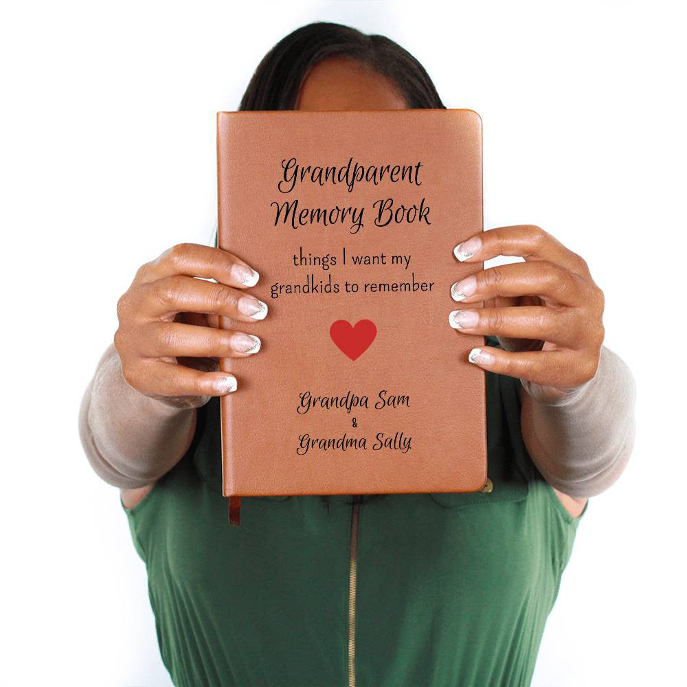 Personalized Grandparent Memory Book Journal