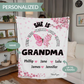 Personalized She Is Grandma Fleece Blanket 50" x 60"