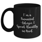 Funny Financial Advisor Gifts from Friends to Coworkers - I'm A Financial Advisor. I Speak Fluently In genius. - Black Coffee Mug for Graduation Unique Gifts - Main