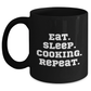 Funny Cooking Quotes Black Coffee Mugs, Gifts from Men to Cooking Enthusiast Friends, 11oz or 15oz Microwave and Dishwasher Safe for Father's Day - Main