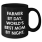Funny Farmer Gifts from Mom to Dad's Favorite Coffee Mug Black, Father's Day Unique Gifts for Men - Additional