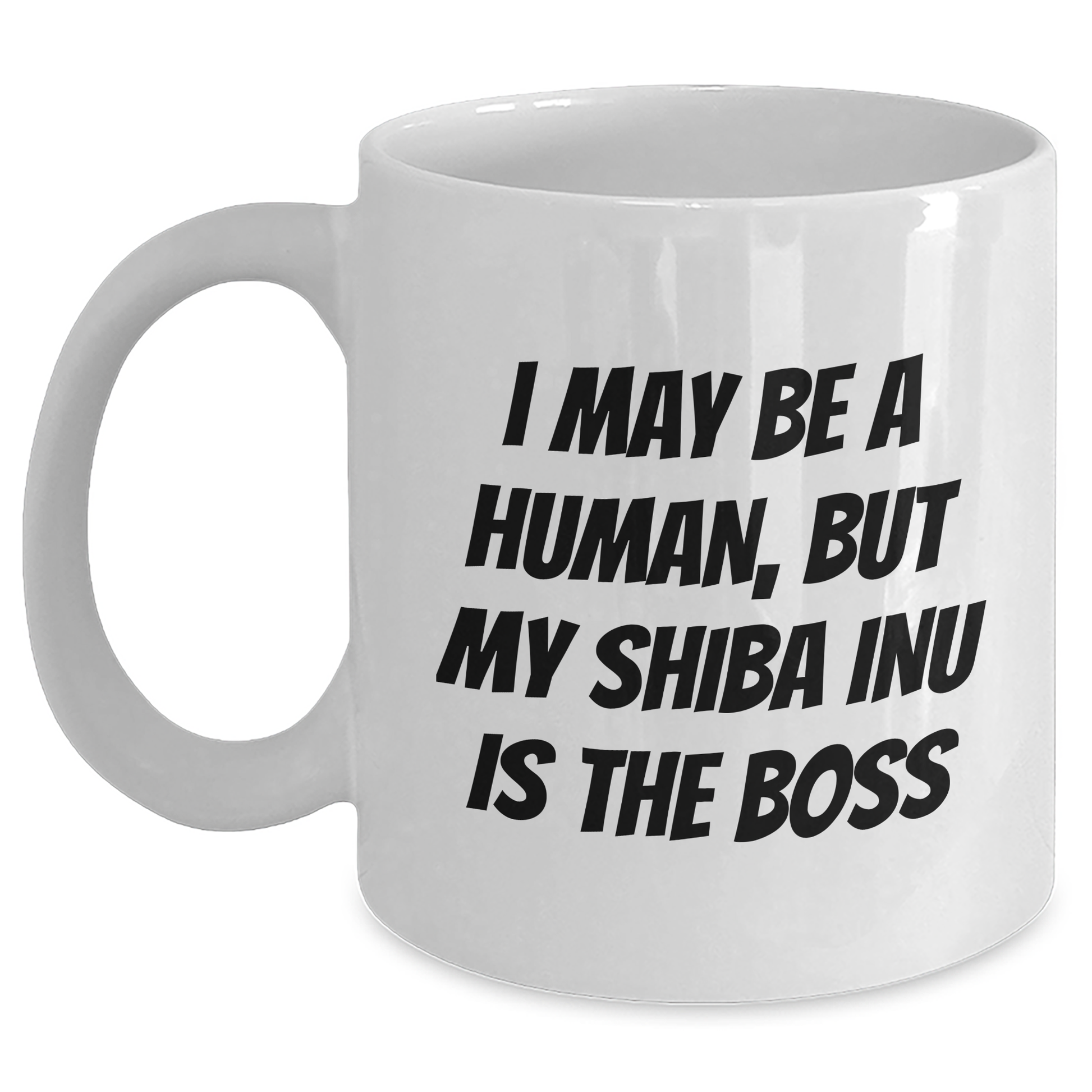 Shiba Inu Dog Gifts Funny Quote White Coffee Mug for Men, Gifts from Friends, Unique Father's Day Unique Gifts - Main