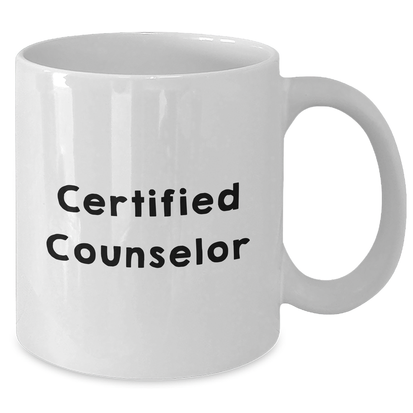Funny Counselor Gifts from Family - White Coffee Mug for Men, Unique Father's Day Unique Gifts for Certified Counselor - Additional