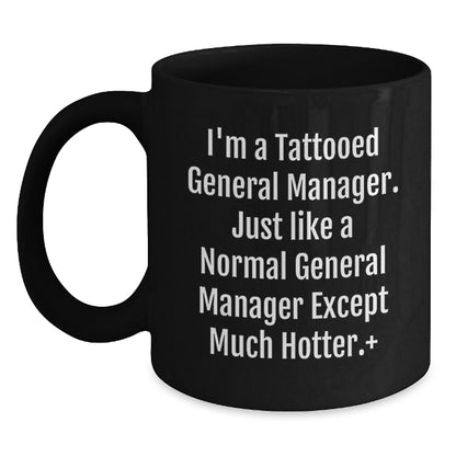 Funny General Manager Gifts for Him - Christmas Unique Office Mugs for General Manager Men from Friends and Family - Main