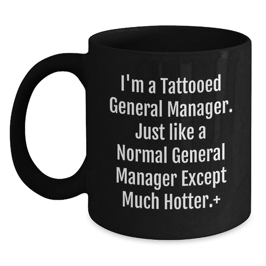 Funny General Manager Gifts for Him - Christmas Unique Office Mugs for General Manager Men from Friends and Family - Main