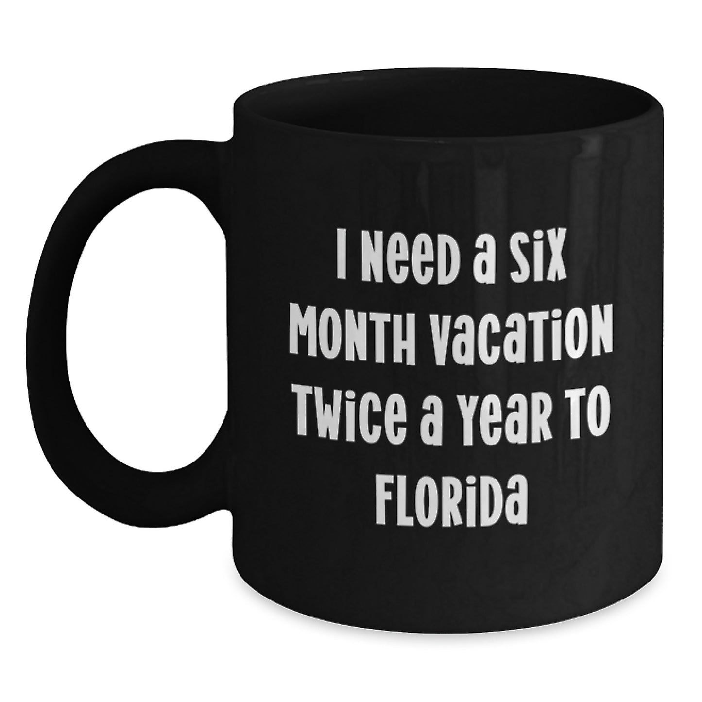 Florida Sunshine Black Coffee Mugs Gifts from Men to Friends for Family Christmas Unique Mugs - Main