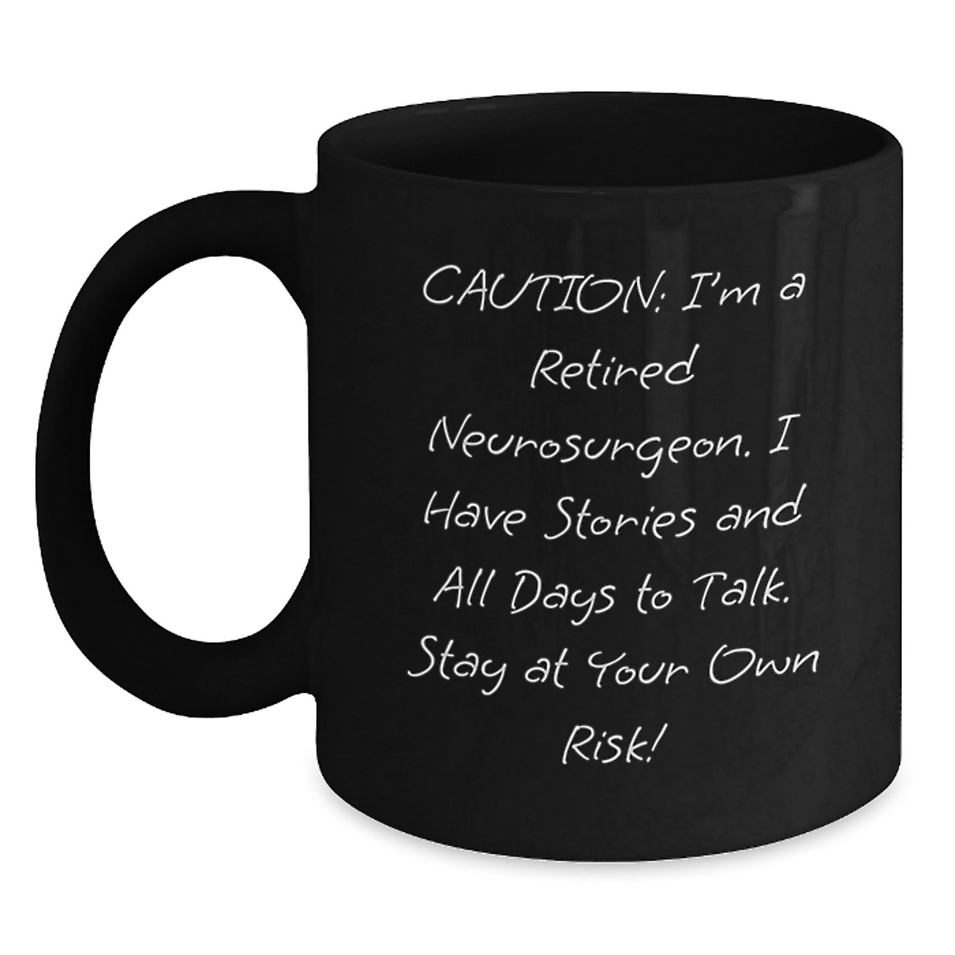 Funny Neurosurgeon Quotes Black Coffee Mugs Gifts from Friends to Neurosurgeon for Christmas Unique - Main