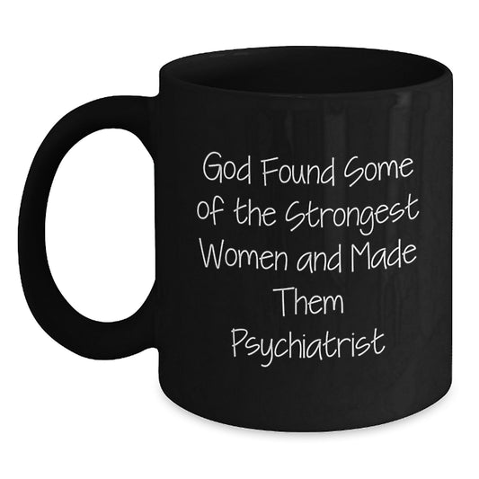 Funny Black Coffee Mug Gifts from Men for Psychiatrist Women Christmas Unique Presents - Main