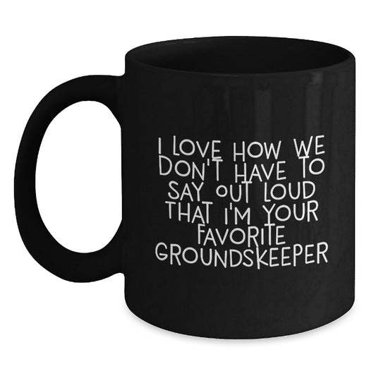 Funny groundskeeper Gifts from Friends, Unique groundskeeper Christmas Unique Gifts for Men, Favorite groundskeeper Mug - Main