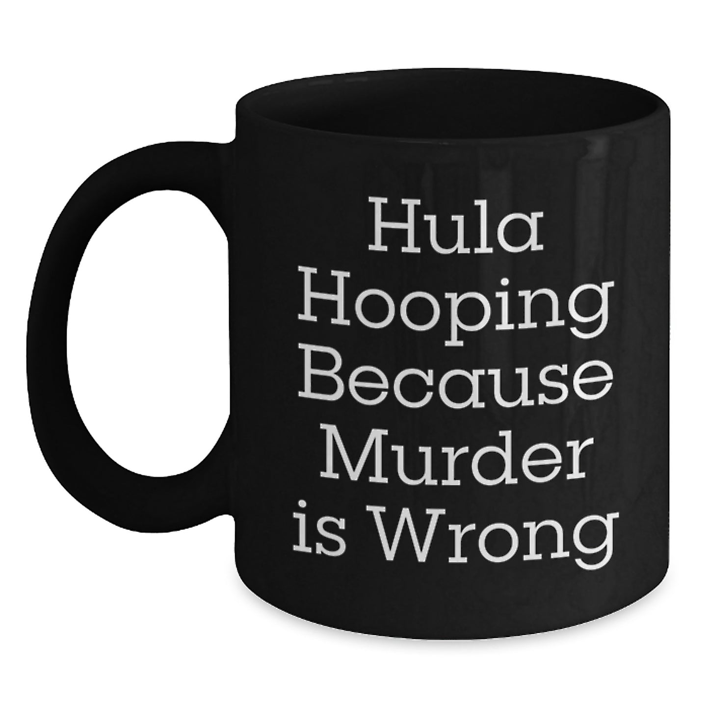 Hula Hooping Gifts for Men Funny Black Coffee Mugs from Friends for Unique Christmas Unique Gifts - Main