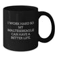 Maltese Dog Lovers Funny Quote Black Coffee Mug Gifts for Birthday, Gifts from Family, Friends, or Coworkers - Additional