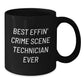 Gifts from Men for Crime Scene Technician Enthusiasts, Funny Black Coffee Mug for Work, Unique Christmas Unique Gifts for Him - Additional